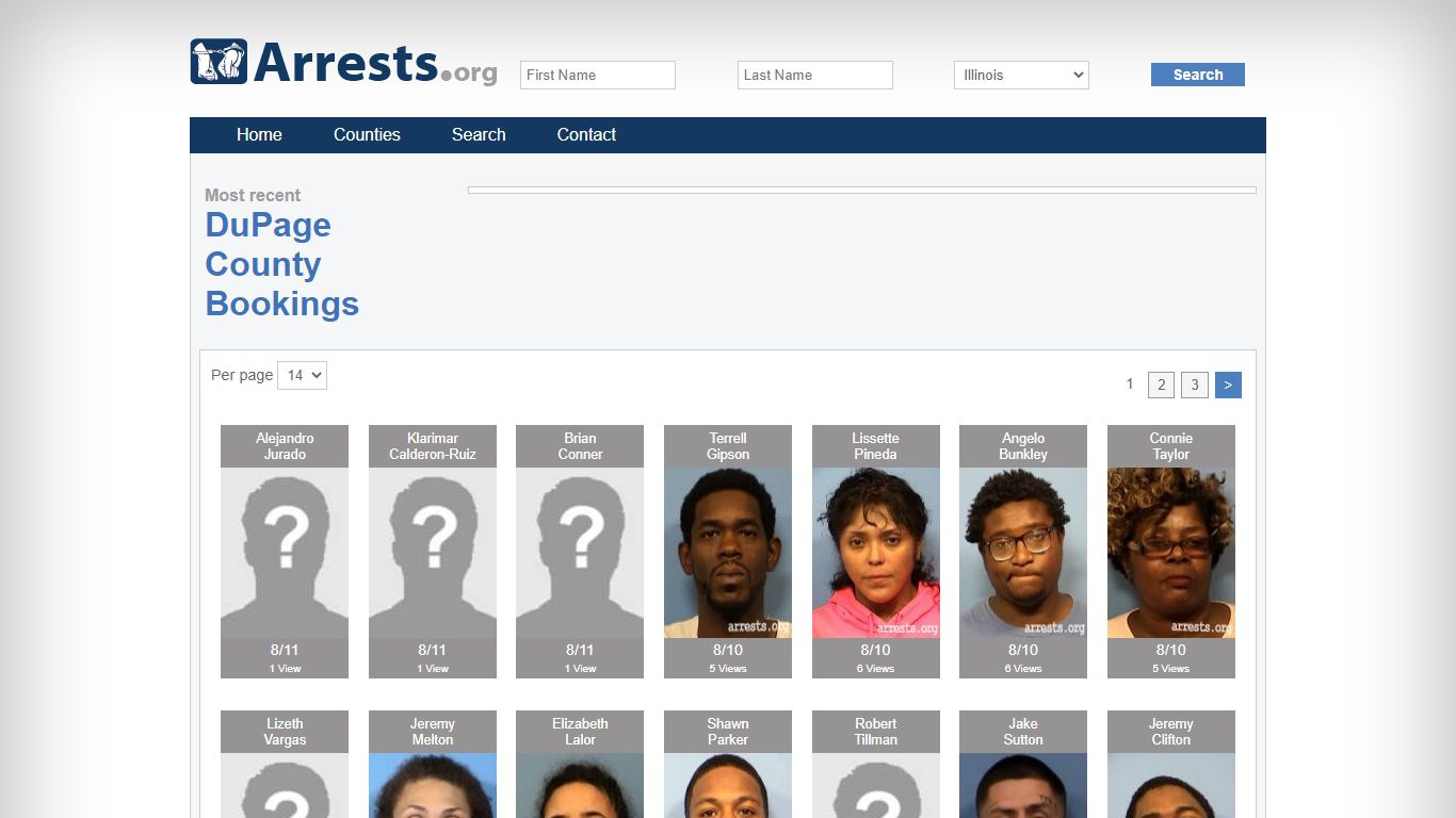 DuPage County Arrests and Inmate Search